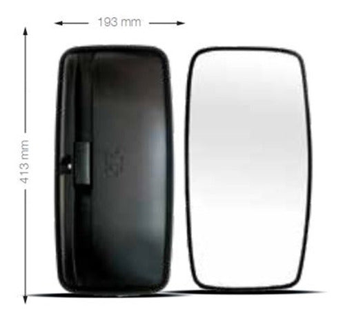 SP Accesorios Universal Exterior Mirror Truck M. Benz 1215-1633 Flat 1