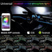 RGB LED Strip Fiber Optic Interior Car Kit Bluetooth 6m 7
