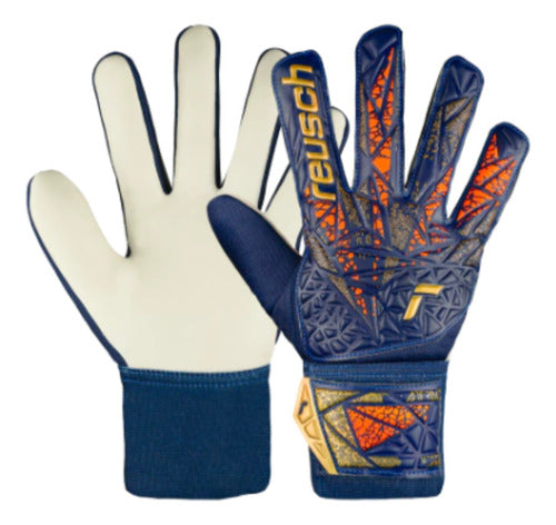 Reusch Kids Goalkeeper Gloves Started Solid RGU1930 AZ/NAR 0