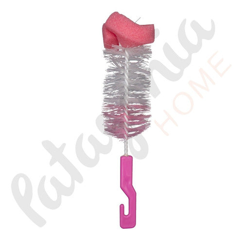 Bottle and Cup Cleaning Brush with Sponge Tip - PVC Bristles - Special Offer 2
