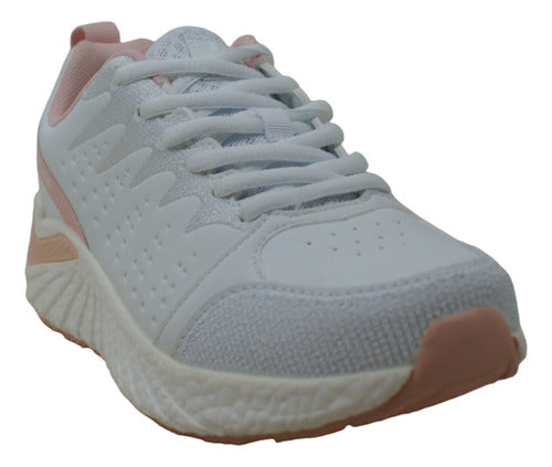 Addnice Zapatillas Ray Cordon Blanco/Rosa 29-34 Niño Deporfa 1