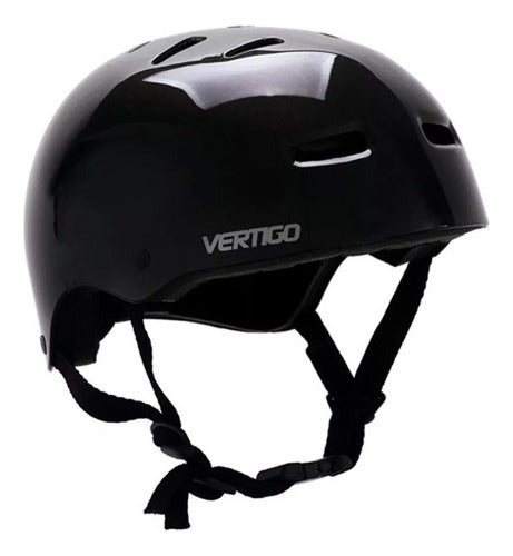 Vertigo Casco De Ciclismo Vertigo Vx Negro Brillo Talle M 0