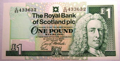 Escocia Billete De 1 Libra Esterlina 1996 Unc P-351c 1