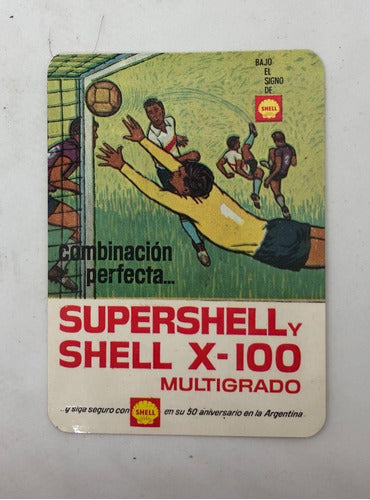 Antiguo Calendario De Bolsillo Shell Futbol 1964 0