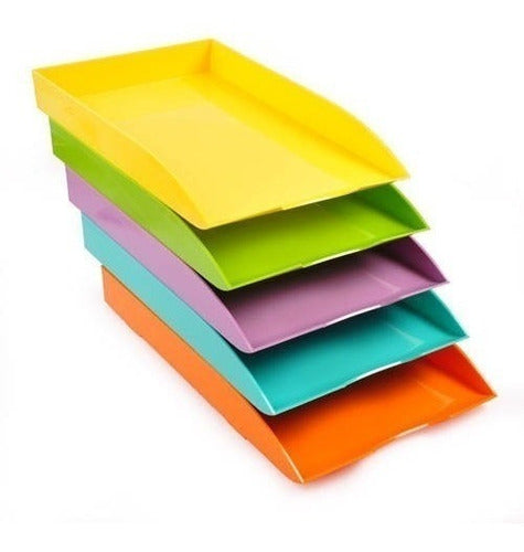 Acrimet Self-Stacking Document Tray - Various Colors 6