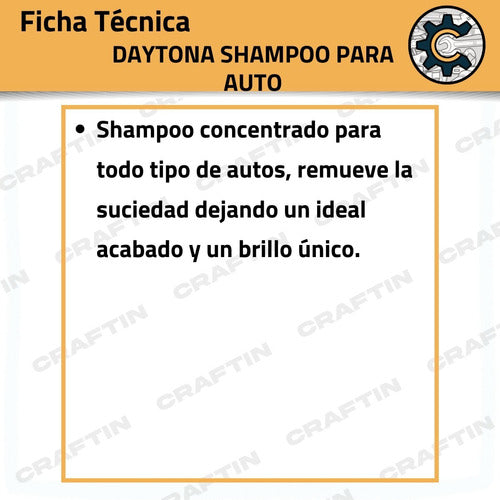 Aceitex Daytona Car Shampoo 500 Cm3 1