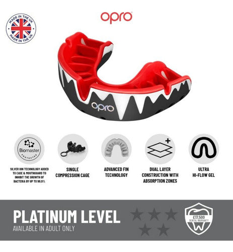 OPRO UFC Platinum Mouthguard for Boxing, MMA, Rugby, and Hockey 3