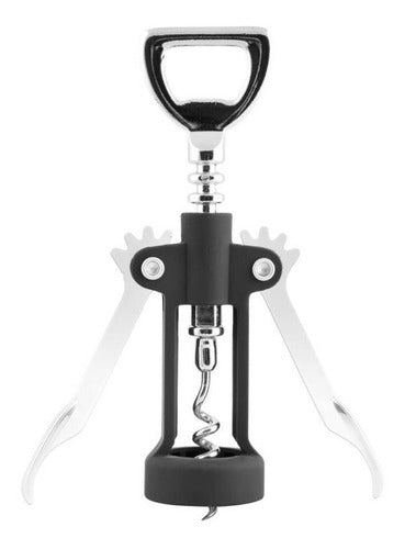 Moderno Bazar Wing Corkscrew Wine Opener Metal Plastic 2