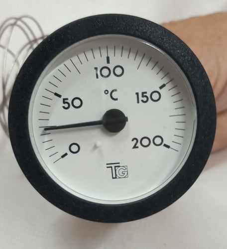 Analog Thermometer with Flexible Capillary 0 to 200°C - Resolution 5°C Beyca-TG110 0p200 2
