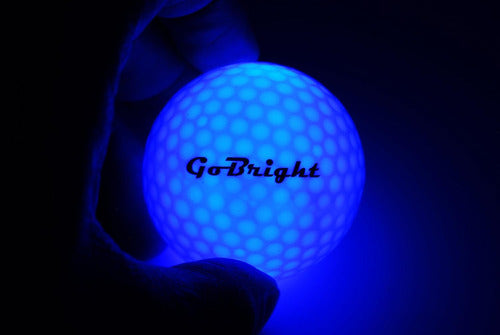 GoBright LED Golf Balls Blue 6 Pack 1