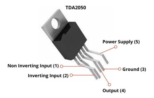 Tda2050 Tda 2050 Amplificador Integrado 1