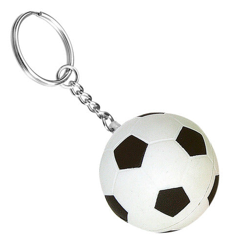 Iko Shop Stress Relief Soccer Ball Keychain Souvenir Pack X 12 U 5