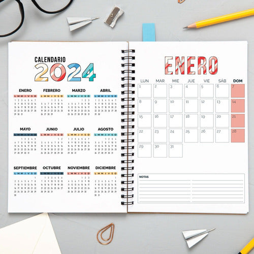 SkyBlue Imprimibles: Printable Organizer Calendar - PDF 1