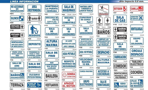 ML CARTELES Industrial Safety Signage 14x41 4