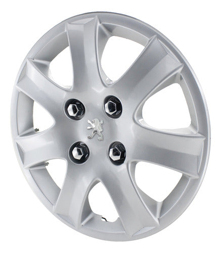 Fundicar 14" Wheel Cup for Peugeot 207 and 206 with Logo 3