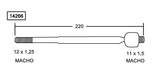 Daihatsu Rack End GSP for Cuore 91-94 0