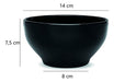 Set of 6 Biona Ceramic Cereal Bowls 600ml Colors 9
