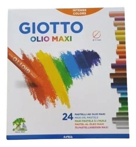 Giotto Crayons Oil 24 Colors - Frigusnet 0