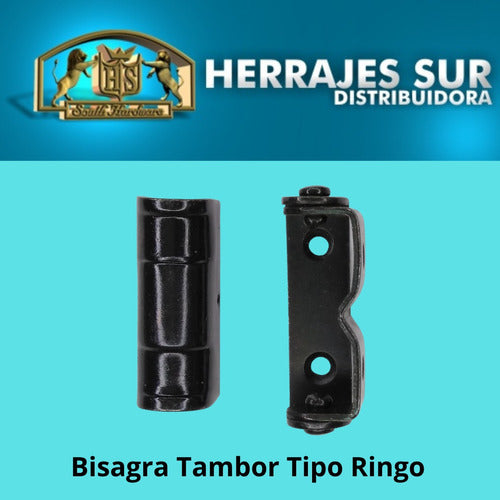 HS Bisagra Tambor Tipo Ringo Mueble Puerta Modular Mesada X Par 1