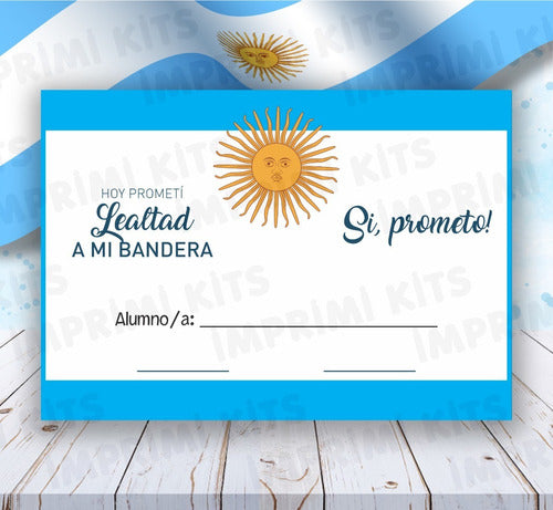 Diseños Diplomas Jura Lealtad A La Bandera Imprimibles #1 2