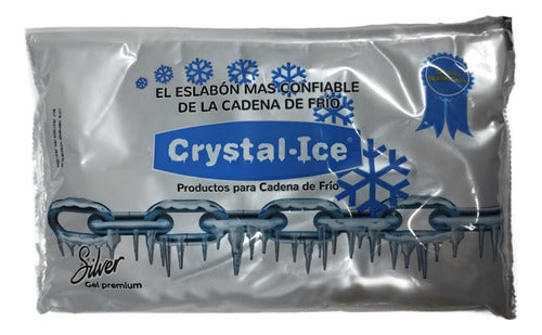 Gel Refrigerante Sachet Crystal Ice 500 Gr. X 6 Unid. Frio 0