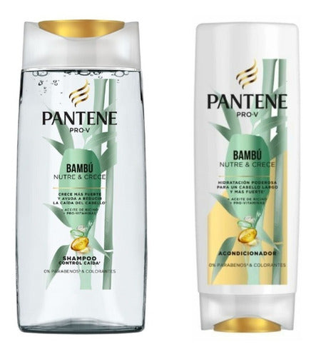 Pantene Bamboo Shampoo 750ml and Conditioner 400ml 0