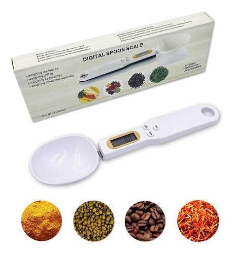 Merkurio Digital Spoon Scale - Electronic Measuring Spoon with LCD 0