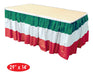 Beistle 52170-rwg Zocalo Rojo, Blanco Y Verde, 29  X 14 1