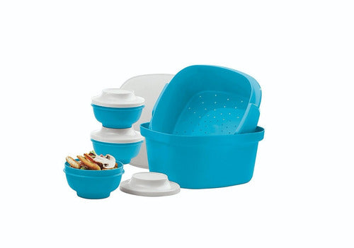 Tupperware Microwave Steamer and Strainer 2.5L 4