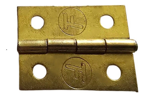 Premium Bronze Gold Smoke Book Hinge 5005 38mm 1.5" - Box of 50 Units 0