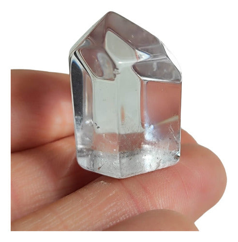 Corao Quartz Crystal Natural Point 4 in Raw 0