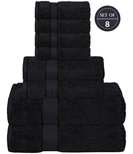 Glamburg 700 Gsm Premium 8-Piece Towel Set - Cont 1