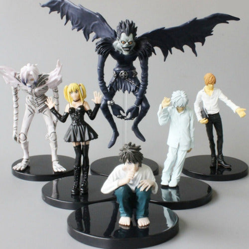 Set of 6 Death Note Characters Figures 3