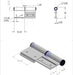 Printemps H36 X 3 U Door Hinge Line of Blacksmith 2