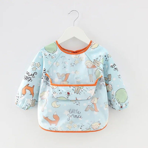 Quo Long Sleeve Feeding Bib with Various Designs 1