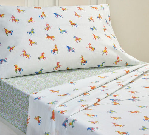 Children's Bed Sheets 1.5 Twin Danubio Percal 63