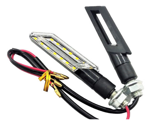 Moto Juego Farol De Giro Led Rx150-titan150-ybr125-hunter150 0