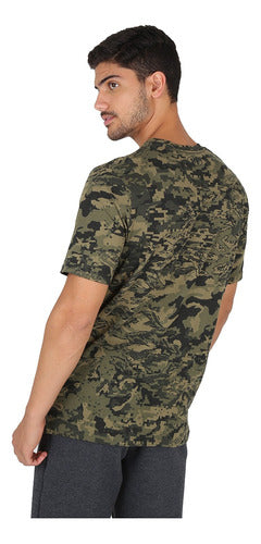 Under Armour ABC Camo S Green Camo T-Shirt 3158 3