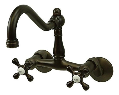 Kingston Brass Ks3225ax Vintage Wall Mounted Kitchen Faucet 0