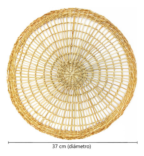 Compra Web Individual Centro De Mesa Circular 37cm Ratán, Deco - 12526 2