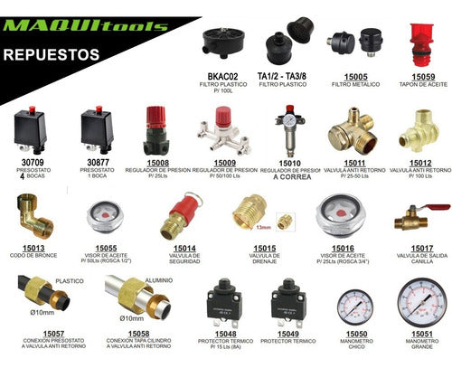 MAQUITOOLS Large Anti-Return Valve Replacement for 100L Compressors and Up 2