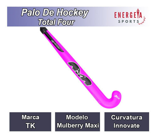 TK Hockey Stick 34 35 36 Total Four Mulberry Maxi Madera Fibr 1