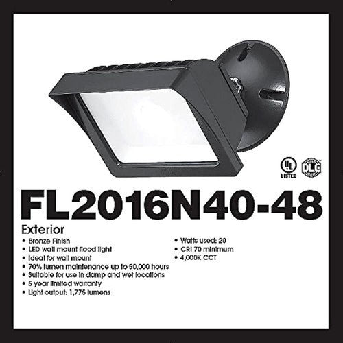 Diseñadores De Fuente Fl2016n40-48 Reflector Exterior Integr 1