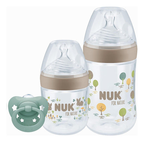 NUK For Nature Bottle Set 260ml 150ml Signature Pacifier X1 0