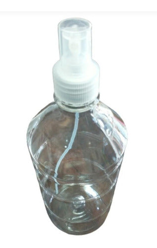 Botella Plastica Pet Transparente 1lt Con Atomizador X 10u. 0