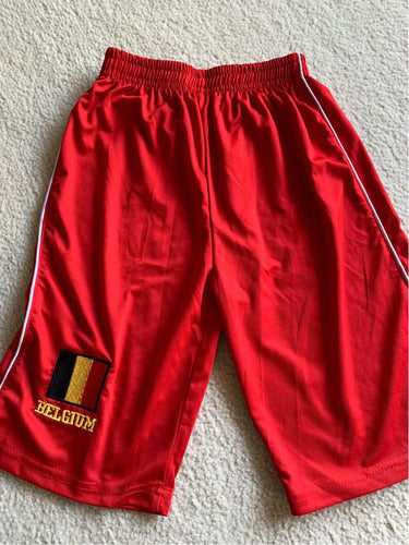 Kids Belgium Soccer Shorts Size 10 0