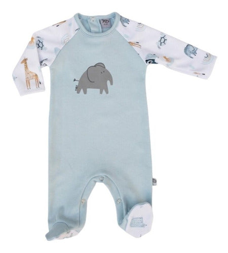 PLANETA LULU Cotton Baby Overall Long Sleeve Closed Toe Bear 0