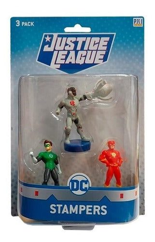 Jl Sellos X3 Cyborg, Green Lantern, Flash 0