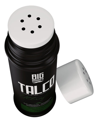 Talco Pó Ultrafino Big Barber 140g Perfumado Atacado 12 Unid 6