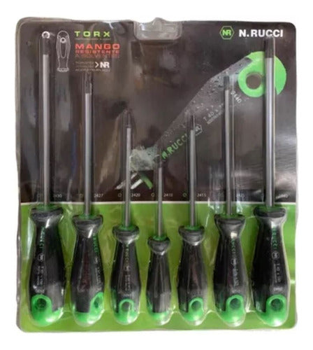 Juego 7 Destornilladores Torx Rucci Profesionales 0